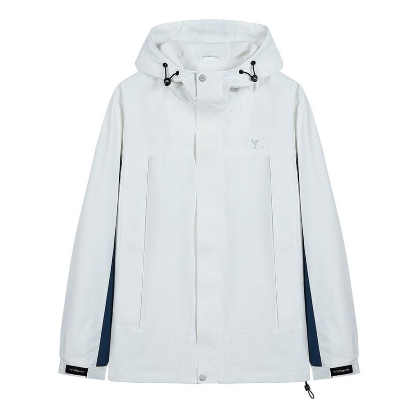 Tuulitakki Mizuno Windbreaker Jacket Valkoinen | A2CE3116
