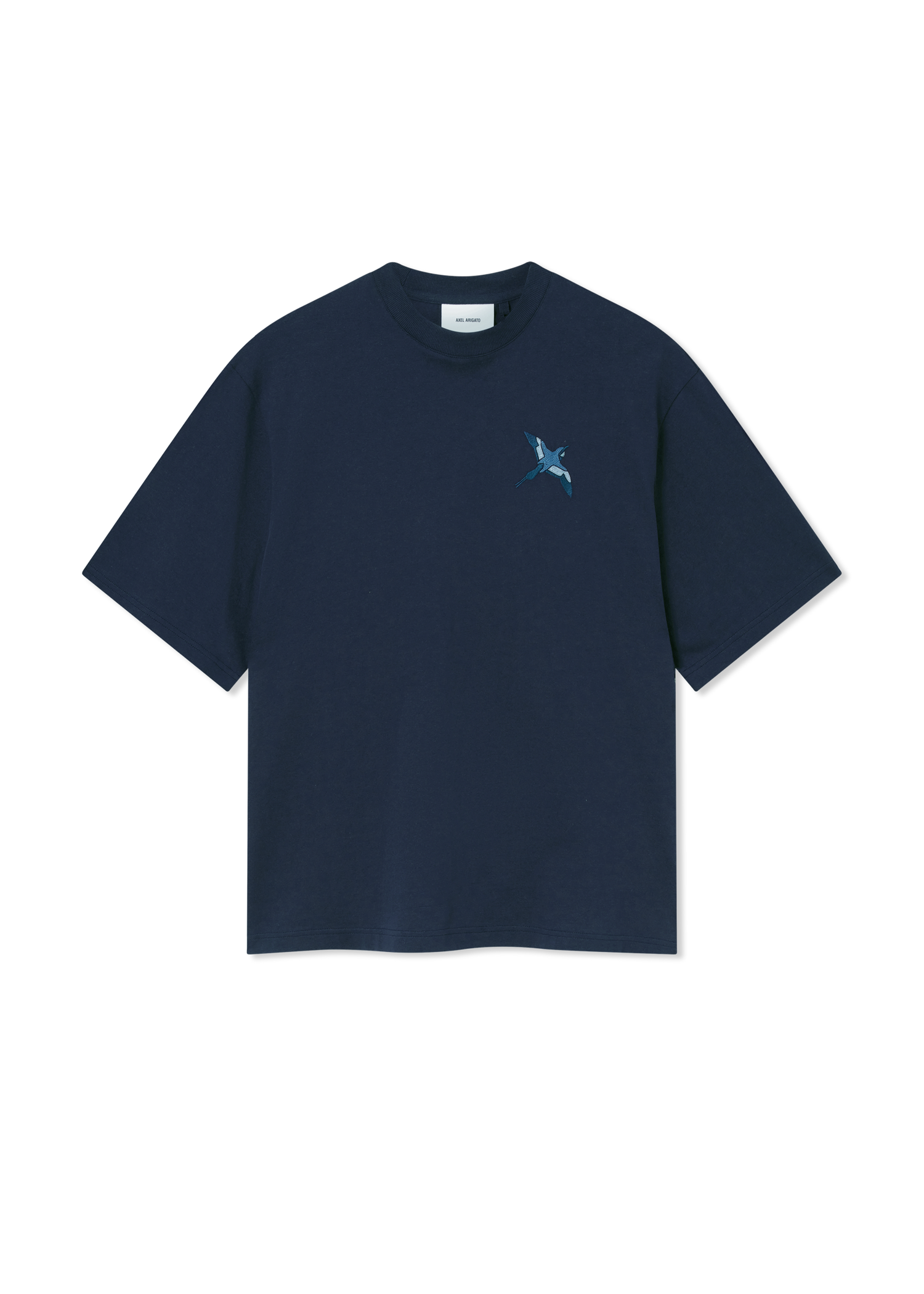 T-paita AXEL ARIGATO Micro Bee Bird T-Shirt Tummansininen | A3464002, 1