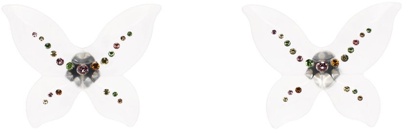 Korvakorut Blumarine Blumarine Butterfly Earrings with Multicolored Crystals Monivärinen | P422W241A