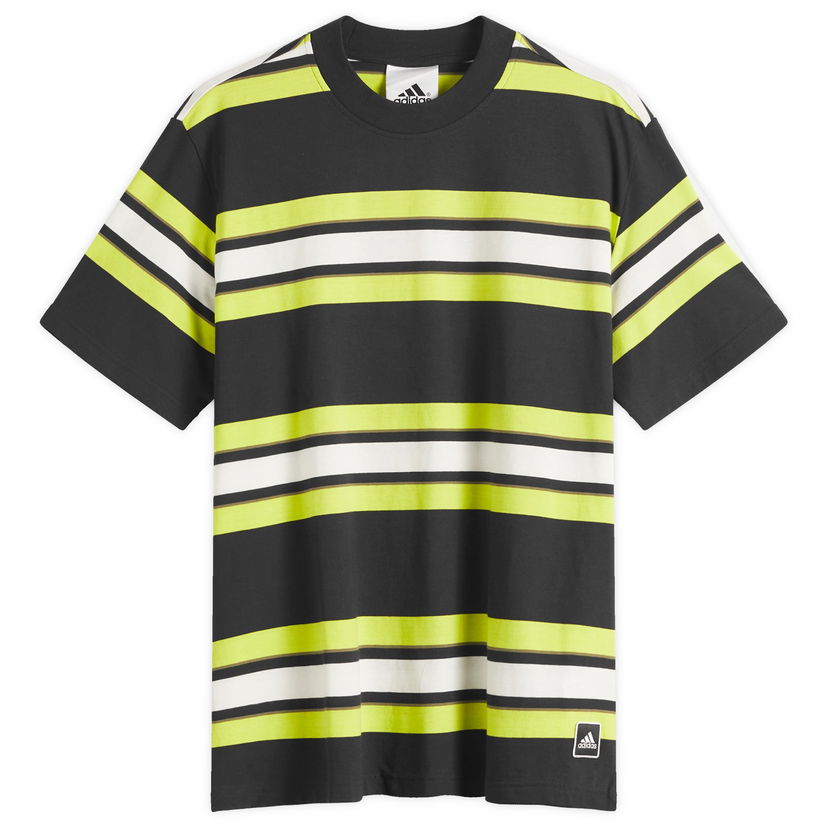 T-paita adidas Originals GRFX Striped Tee Musta | JD5413