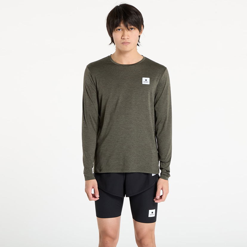 T-paita Saysky SAYSKY Statement Pace Long Sleeve T-Shirt Vihreä | OMRLS22C3001