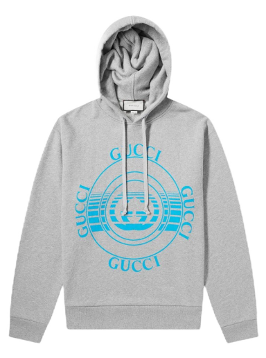 Huppari Gucci Record Print Pullover Hoodie Harmaa | 475374 XJCSO 1060