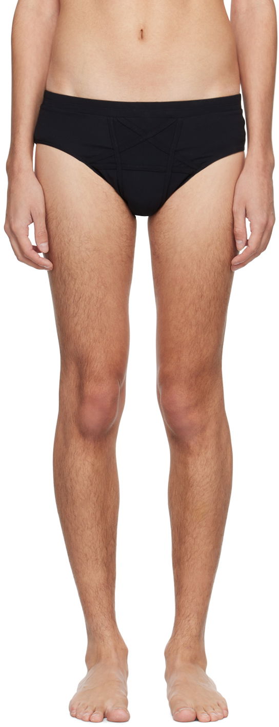 Uimapuvut Rick Owens Penta Swim Briefs Musta | RU01D3011 NSB