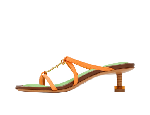 Tennarit ja kengät Jacquemus Le Raphia 'Les Sandales Basses Pralu' Heels "Orange" Oranssi | 23E231FO053-3073