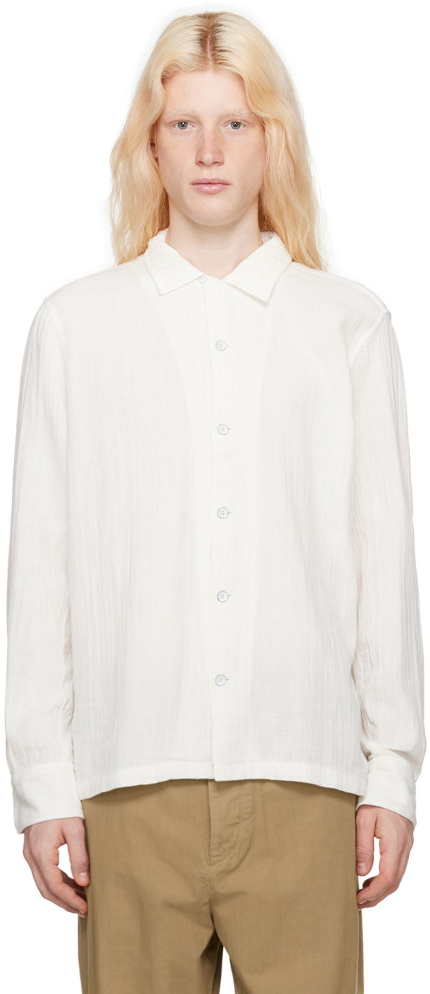 Paita rag & bone Rag & Bone Avery Button-Up Shirt Valkoinen | MBW23HA458LSML