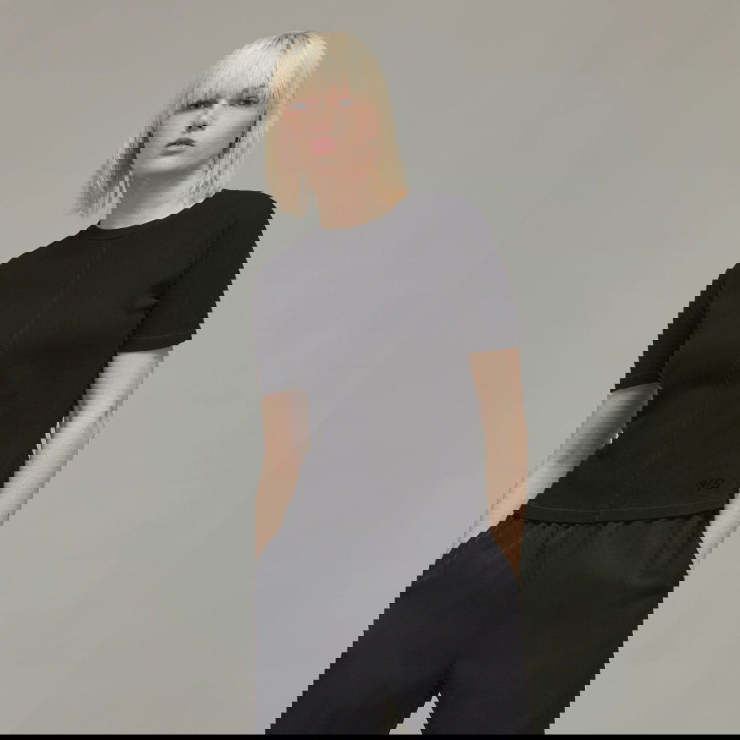 T-paita Y-3 Fitted Tee Musta | HY1249, 0