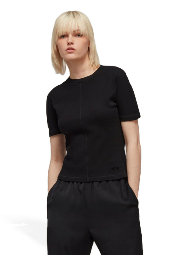 T-paita Y-3 Fitted Tee Musta | HY1249