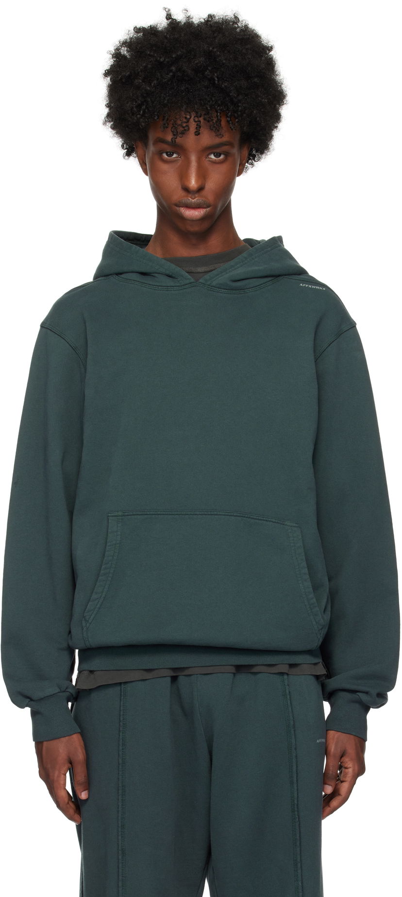 Huppari AFFXWRKS WRKS Hoodie Vihreä | FW24HO01V1