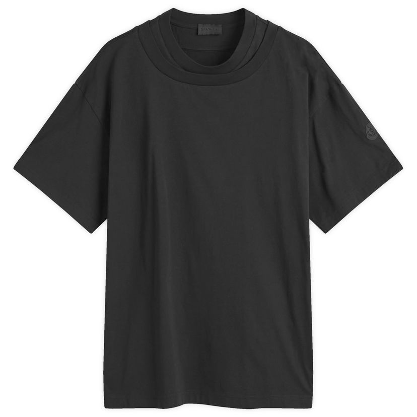 T-paita Moncler Lightweight Jersey Washed T-Shirt Musta | 8C000-03-89A17-999
