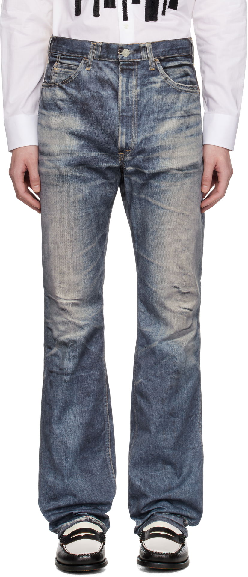 Jeans Junya Watanabe Junya Watanabe Levi's Edition Denim Trousers Sininen | WO-P918-100