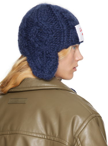 Pipo Charles Jeffrey Loverboy Charles Jeffrey LOVERBOY Chunky Aviator Beanie Tummansininen | 54130202, 2