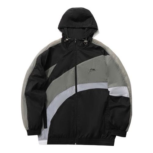 Tuulitakki Li-Ning Logo Sports Windbreaker Musta | AFDR153-4