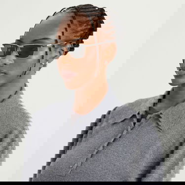 Aurinkolasit Saint Laurent Joe Rectangular Metal Frame Sunglasses Metallinen | SL-795-JOE-003, 6