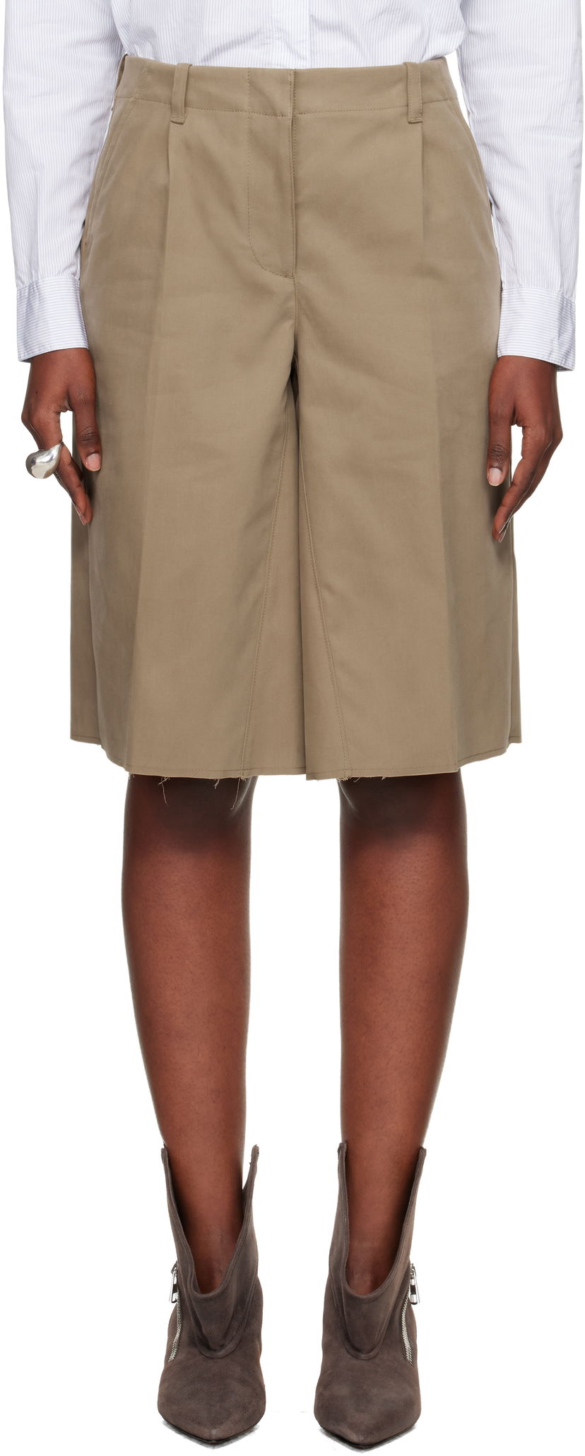Shortsit OUR LEGACY Jumbo Shorts Beige | W4254JS
