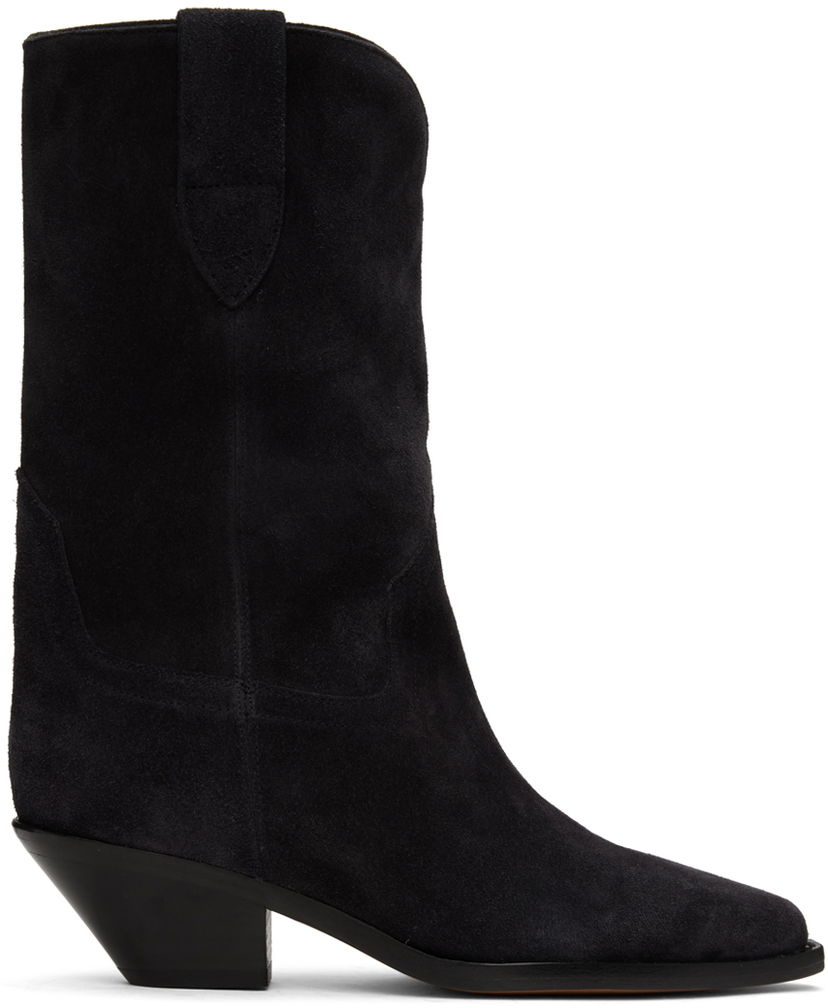 Vaatteet ISABEL MARANT Isabel Marant Dahope Suede Cowboy Boots Musta | 23PBO0005FA-A1A07S