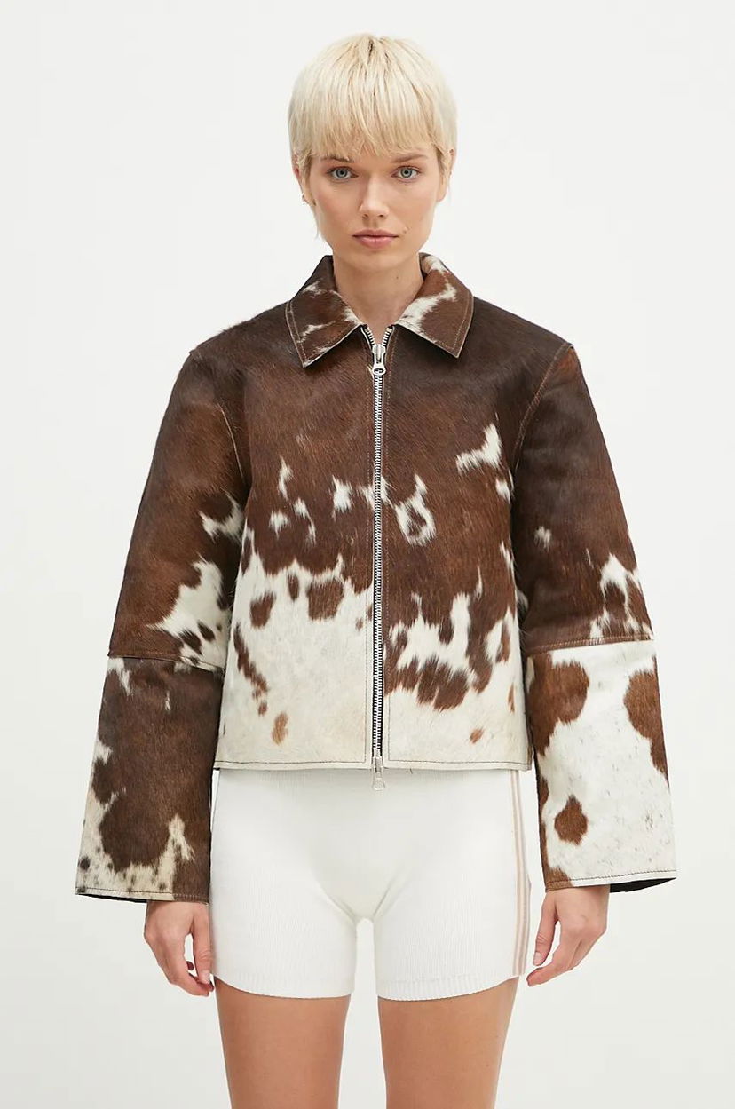 Takki Samsoe Samsoe Suede Jacket Ruskea | F24300022