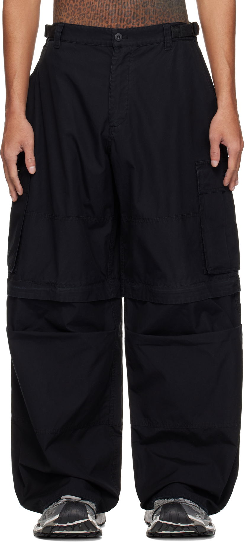 Cargo housut 032C 032c Intermission Cargo Pants Musta | S25-URW-1001-000