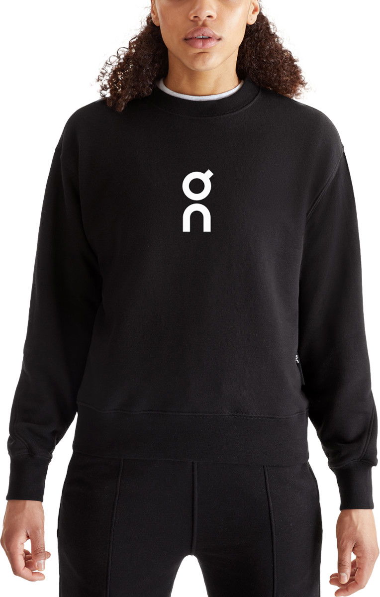Huppari On Running Club Crew Sweatshirt Musta | 1we10470553