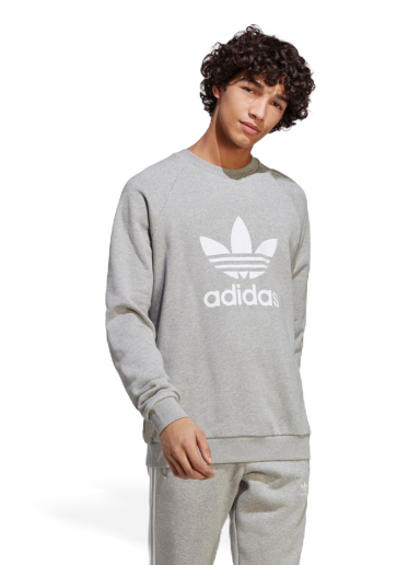 Huppari adidas Originals Adicolor Classics Trefoil Crewneck Harmaa | IA4857
