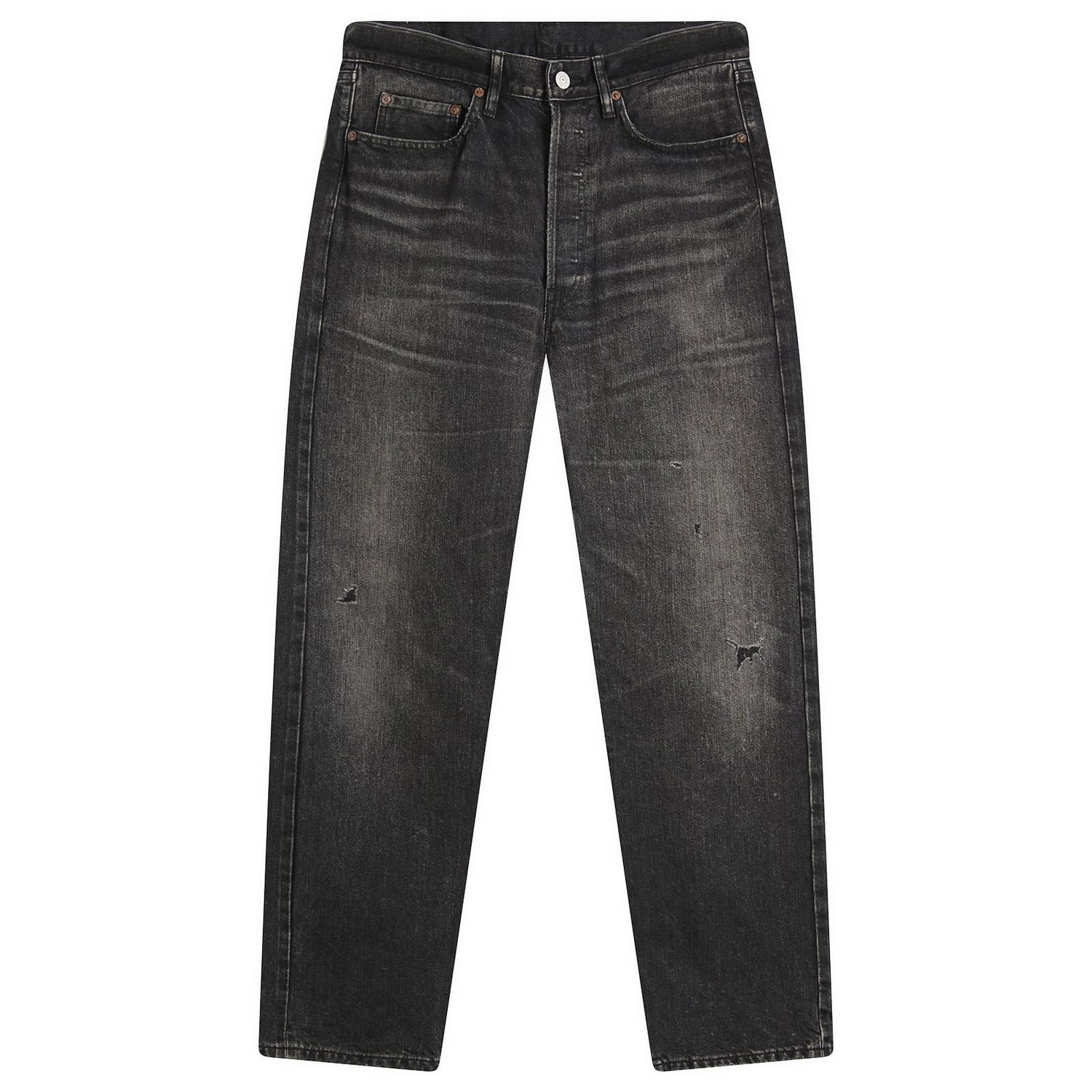 Jeans Junya Watanabe Junya Watanabe MAN Garment Treated Jeans Musta | WP-P912-100-1, 1