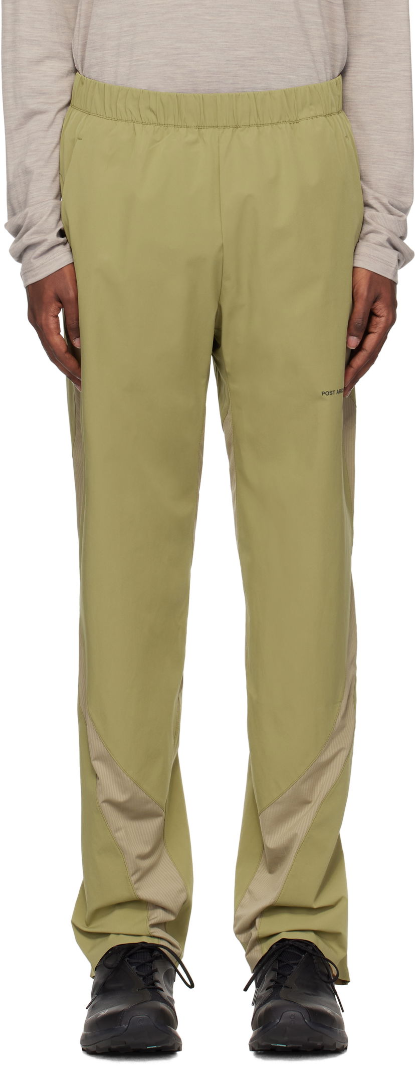 Verryttelyhousut Post Archive Faction (PAF) Running Track Pants Vihreä | 1UE10091898