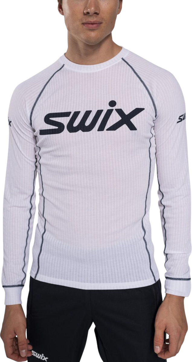 T-paita SWIX RaceX Classic Long Sleeve Shirt Valkoinen | 10115-23-20000