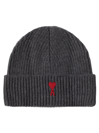 Pipo AMI Paris A Heart Logo Beanie Harmaa | BFUHA106-018-084