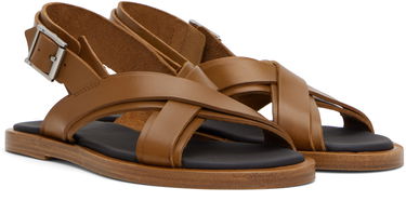 Kengänhoito A.P.C. A.P.C. Lou Sandals Ruskea | PXBVG-F51089, 3
