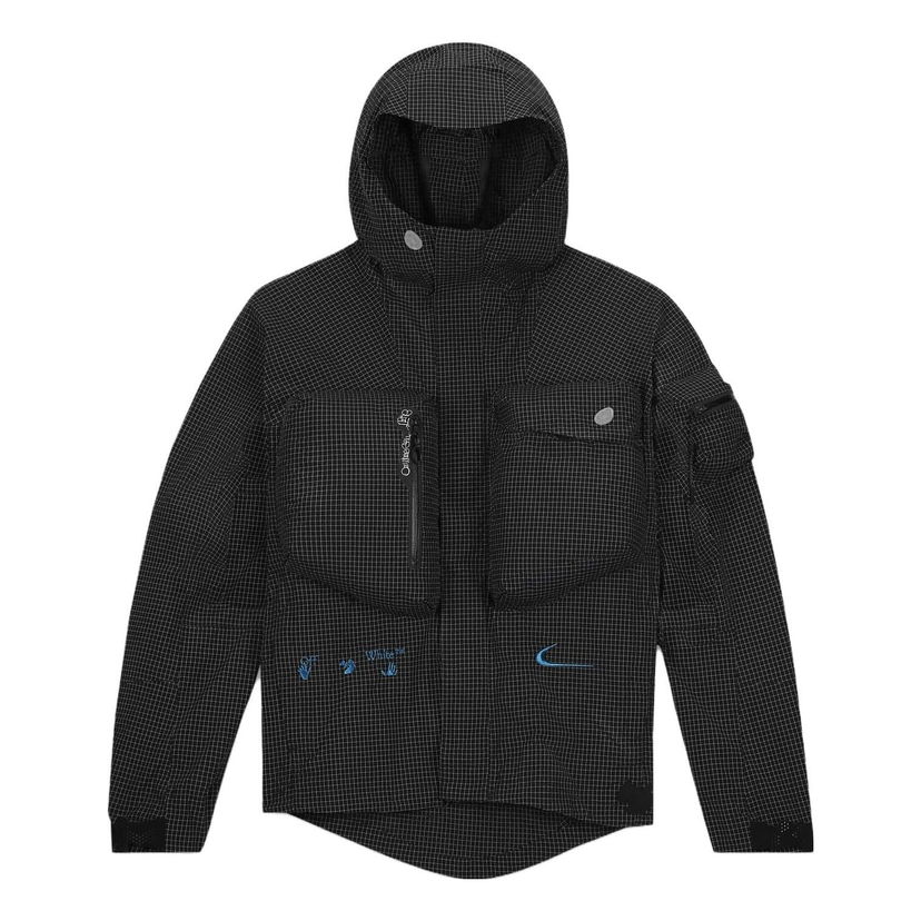 Parka Nike Off-White Hooded Jacket Musta | DN1750-010