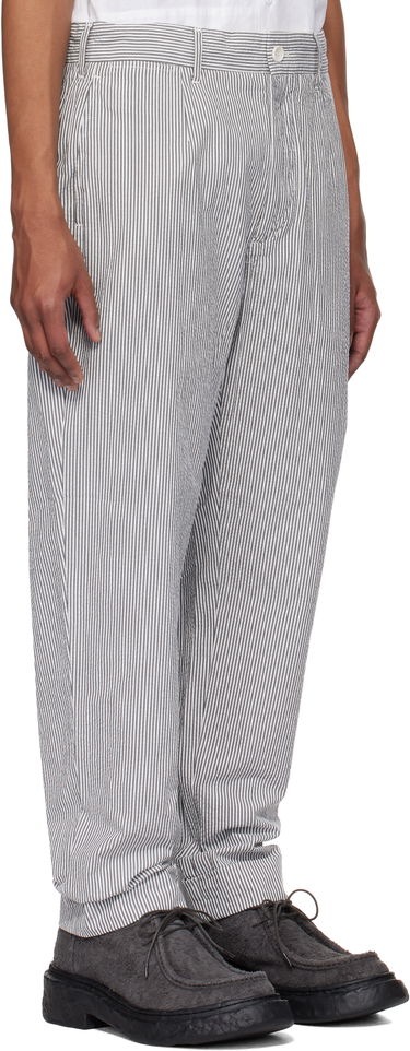 Housut Engineered Garments Engineered Garments Andover Striped Trousers Valkoinen | 25S1F001, 1