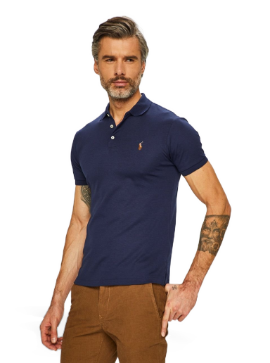 Poolopaita Polo by Ralph Lauren Polo T-Shirt Tummansininen | 710685514003