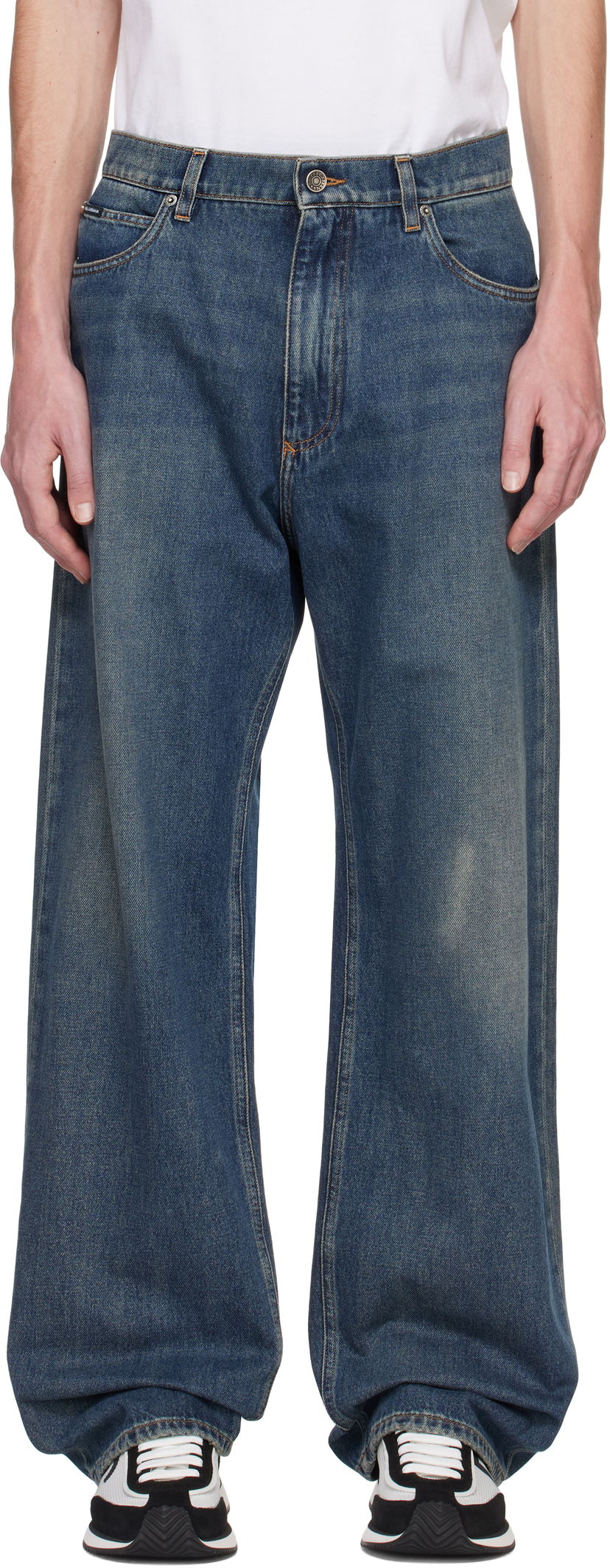 Jeans Dolce & Gabbana Dolce&Gabbana Over Jeans Sininen | GWVNXDG8KY5