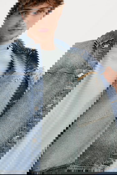 Takki Samsoe Samsoe Samsoe Samsoe SAWESLEY Denim Jacket Sininen | M25100082, 5