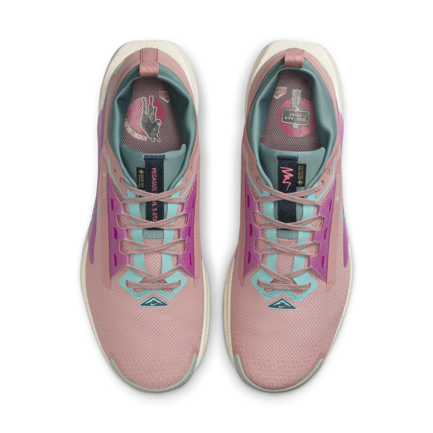 Tennarit ja kengät Nike Pegasus Trail 5 GORE-TEX Vaaleanpunainen | FQ0908-600, 1