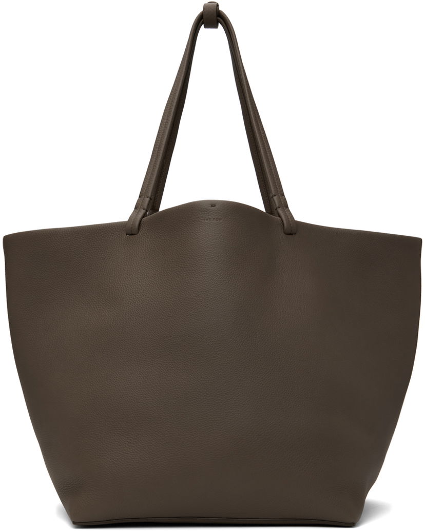 Kangaskassi The Row Taupe XL Park Leather Tote Ruskea | W1201M-L129
