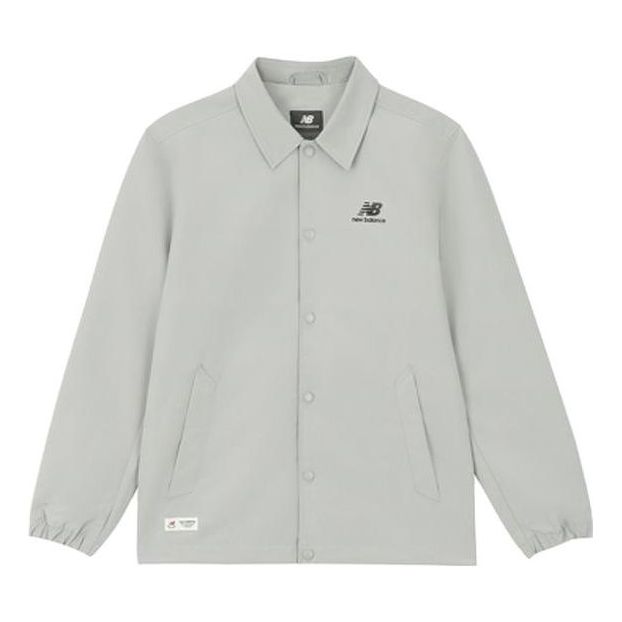 Tuulitakki New Balance Lifestyle Coach Jacket Harmaa | 5AD38111-GR