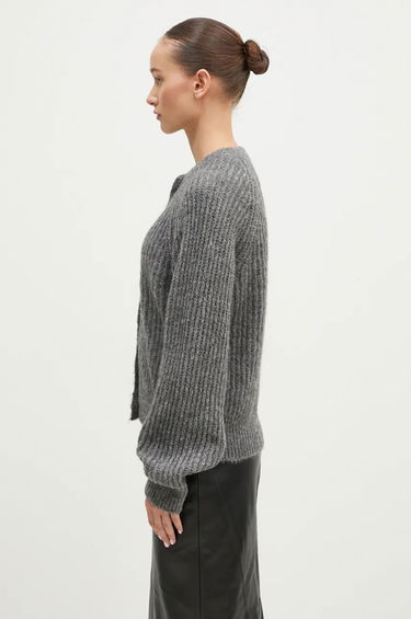 Villapaita Samsoe Samsoe Crewneck Sweater Harmaa | F24300040, 1