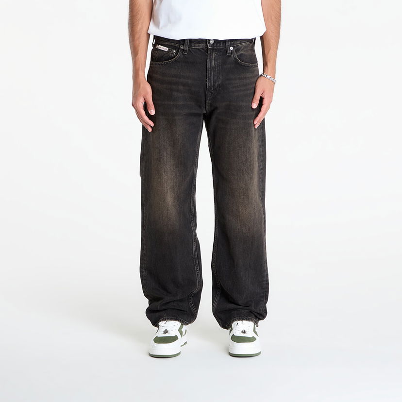 Jeans CALVIN KLEIN Calvin Klein Jeans 90S Straight Espress Pants W35/L32 Musta | LV04RD724G 01G