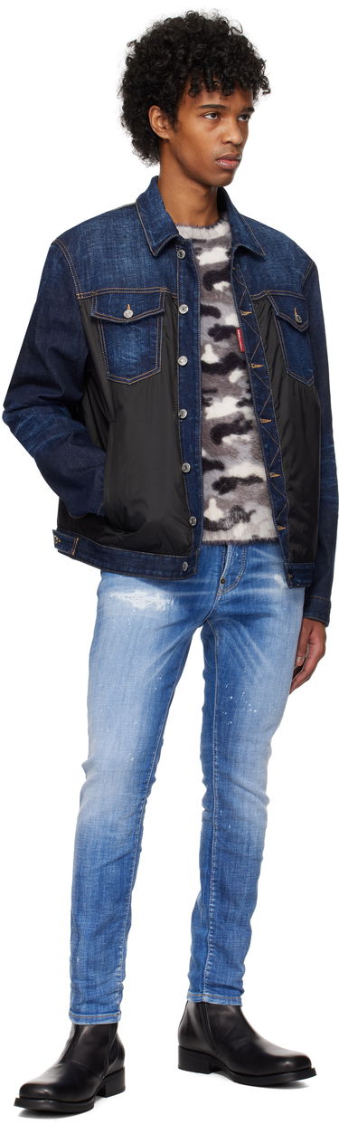 Jeans DSQUARED2 Dsquared2 Skater Jeans Sininen | S74LB1675_S30872, 3