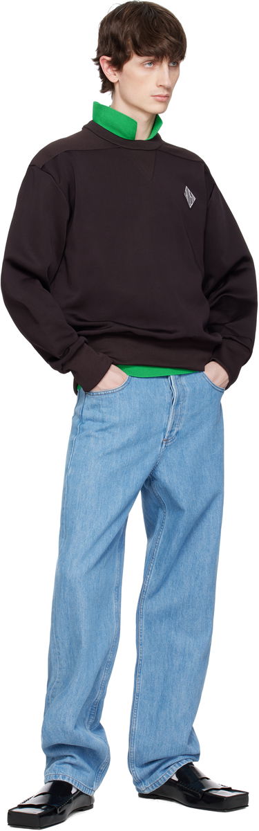 Villapaita Lacoste Lacoste Runway Badge Sweatshirt Ruskea | SH6761, 4