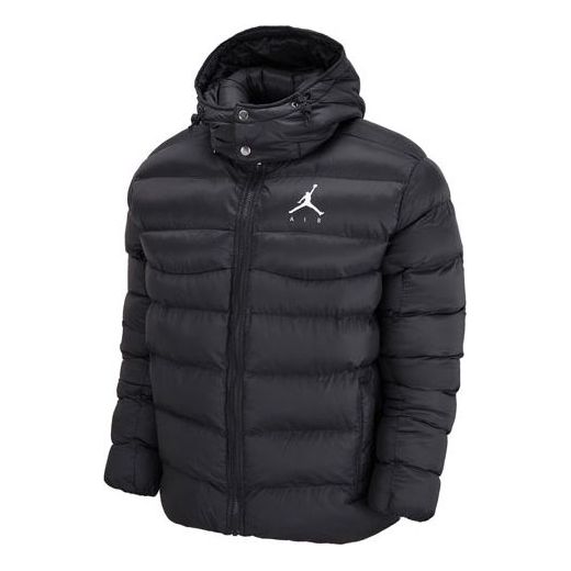Puffer takki Jordan Jordan Air Hooded Puffer Jacket Musta | DN3402-010