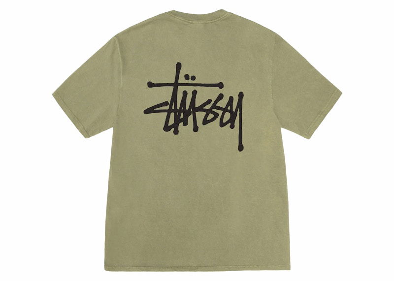 T-paita Stüssy Pigment Dyed T-Shirt Vihreä | 1905001-0403