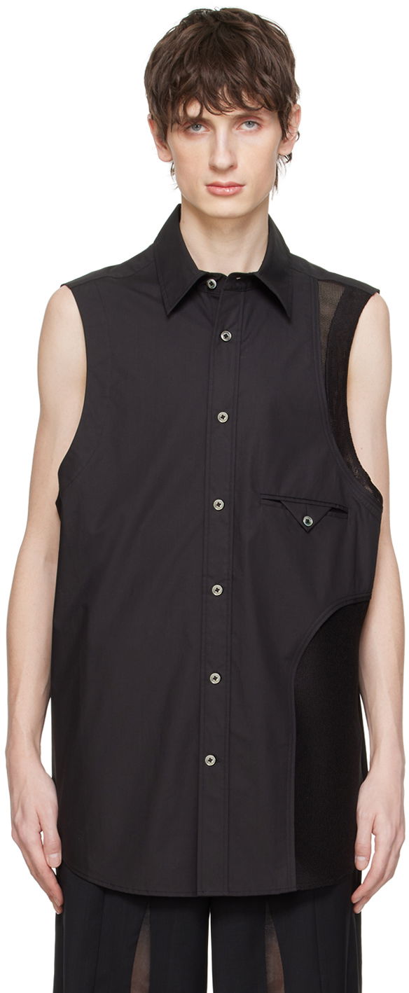 Paita Feng Chen Wang Feng Chen Wang Sleeveless Shirt Musta | FUS17SR08, 0