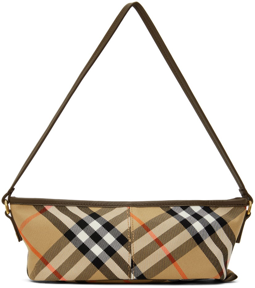 Vaatteet Burberry Beige Check Mini Bag Beige | 8095296