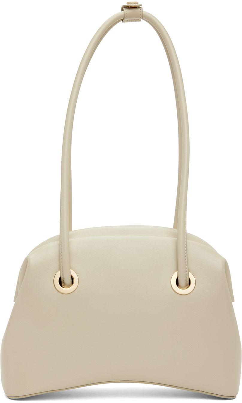 Käsilaukku OSOI Circular Top Handle Handbag Beige | 20FB010-11-02