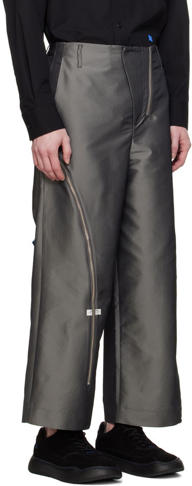 Housut ADER ERROR Trousers With Side Zipper Harmaa | BN01SSBT0110CC, 1