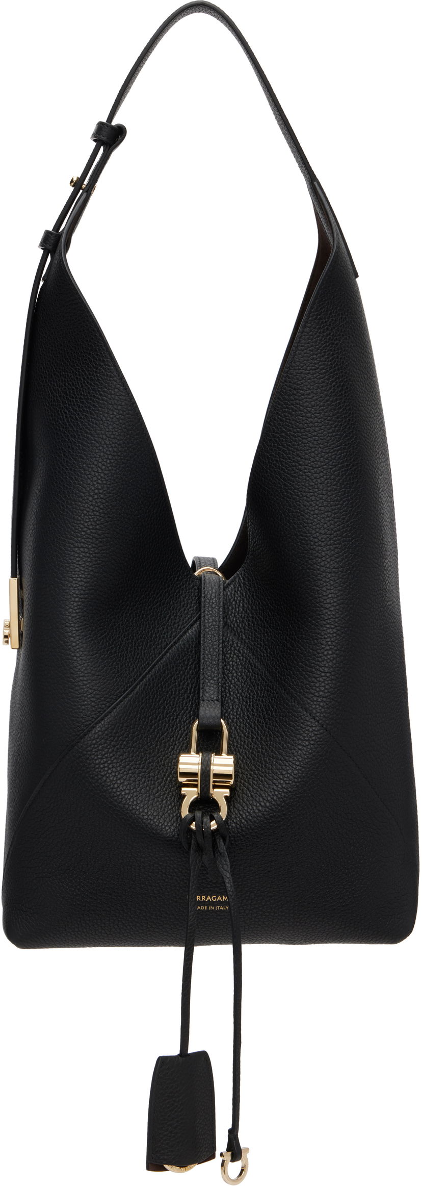Kangaskassi FERRAGAMO Salvatore Ferragamo V-Shaped Tote Musta | 783044