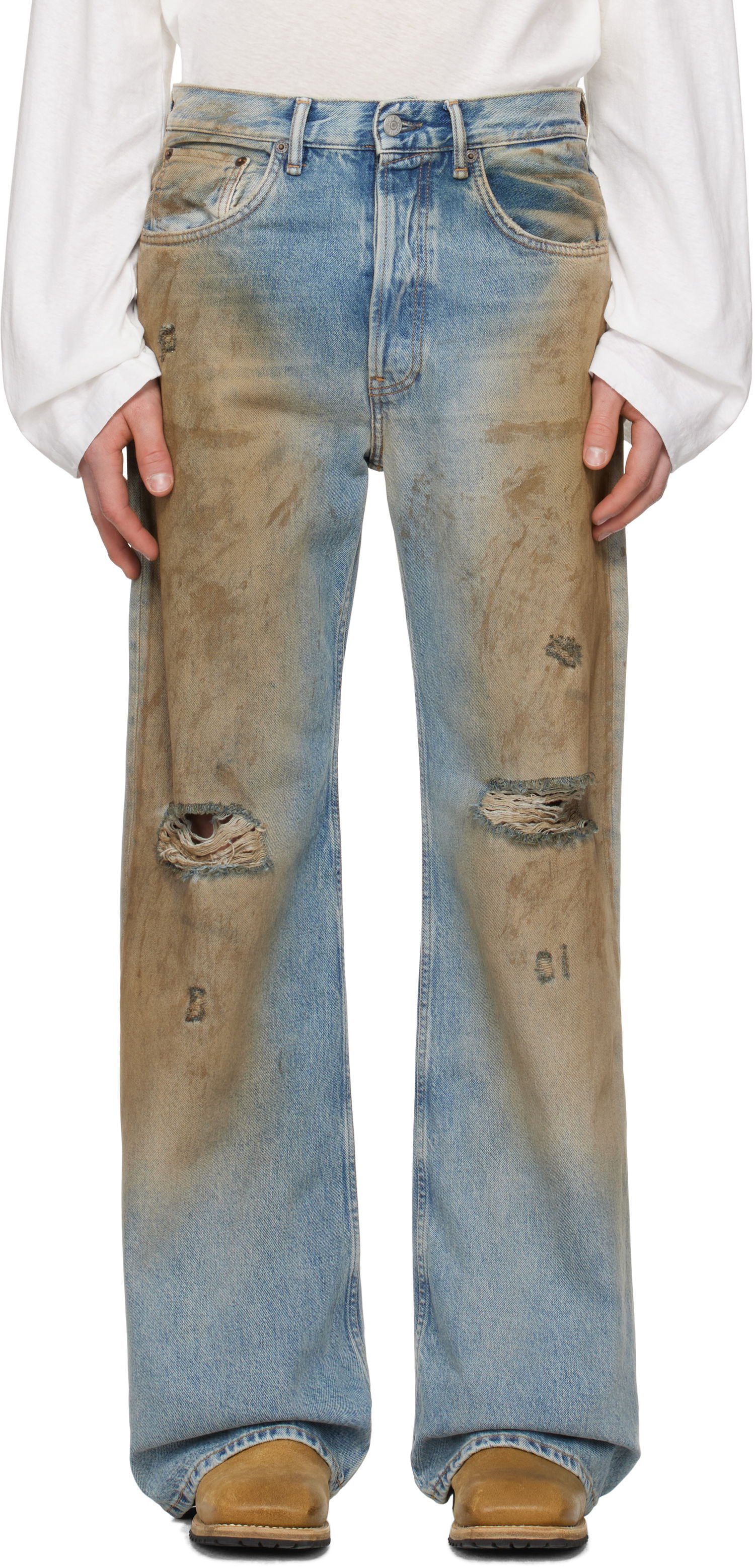 Jeans Acne Studios Acne Studios Loose Fit 2021M Jeans Sininen | B00403-, 0