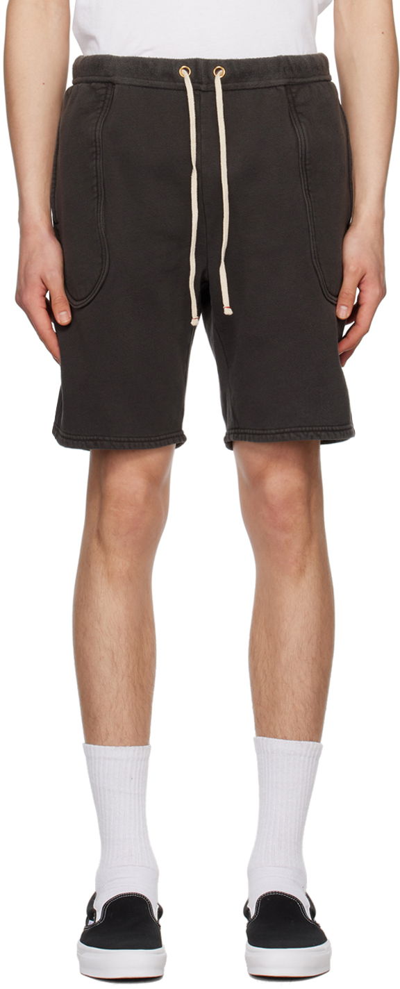 Shortsit LES TIEN Les Tien Drawstring Shorts Musta | CF-3046