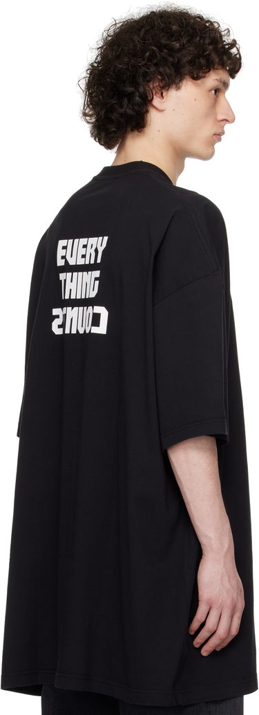 T-paita 032C 032c Point Zero Oversized T-Shirt Musta | S25-URC-0152-050, 2